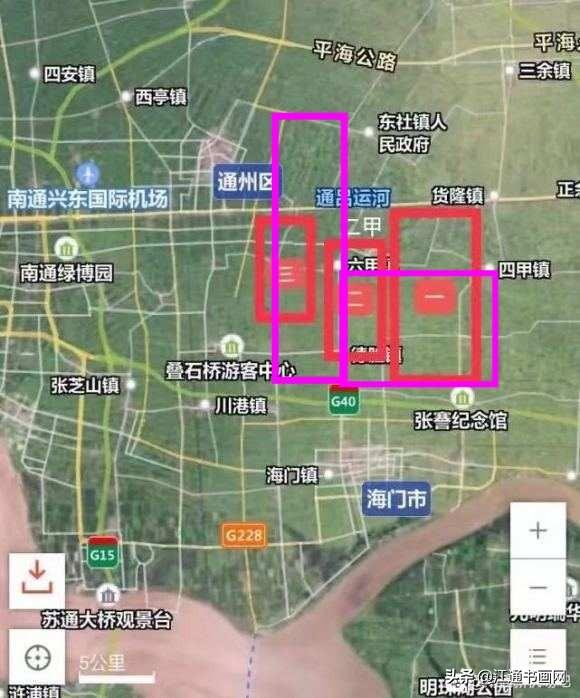 南通市最新地图全景概览