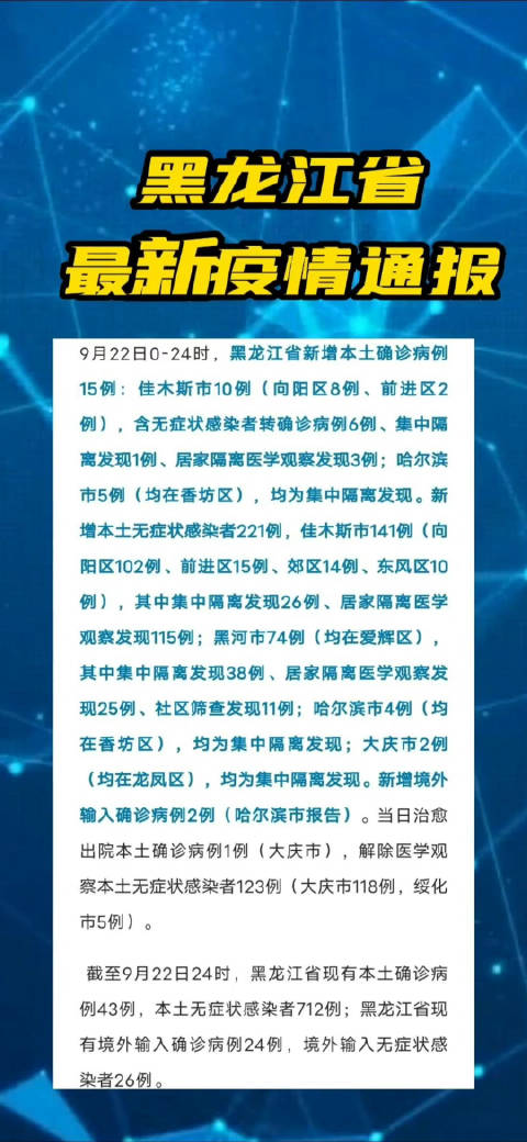 黑龙江最新疫情通报，坚定信心，携手共克时艰