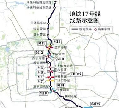 北京地铁17号线最新线路图，城市发展的脉络与未来展望