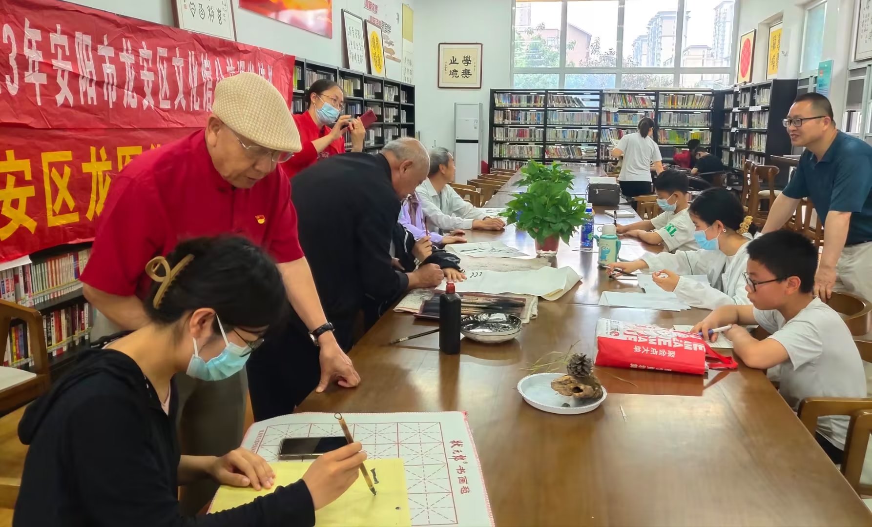 龙安区图书馆新项目，现代化阅读空间打造启幕